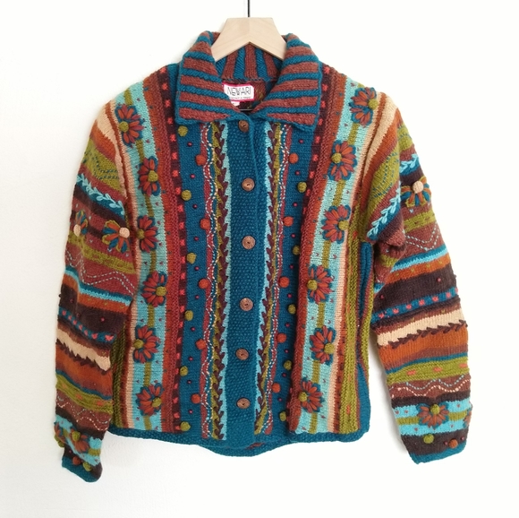 Newari Sweater Icelandic Hand Knit 0 